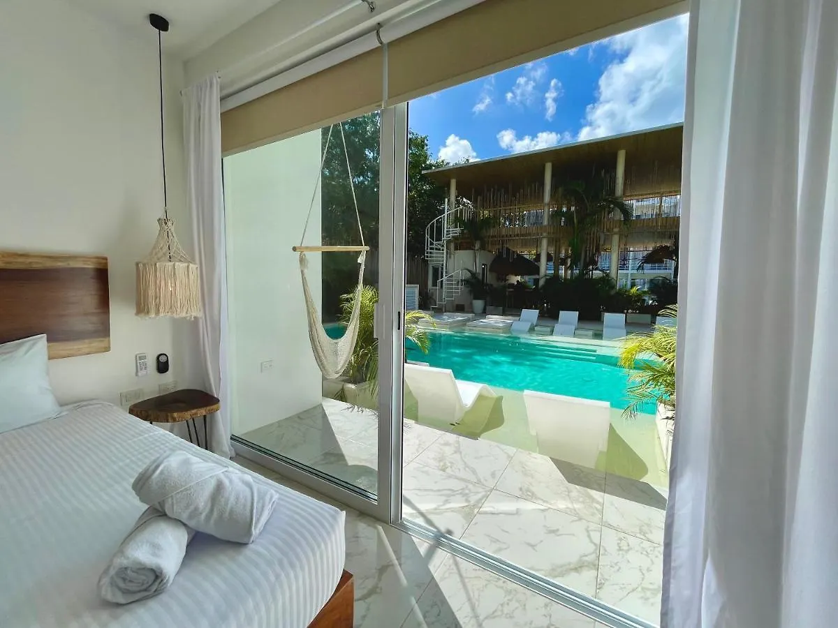Beautiful Swim-Up Studio With Private Terrace, Pool And Jungle Gym Tulum Mexico